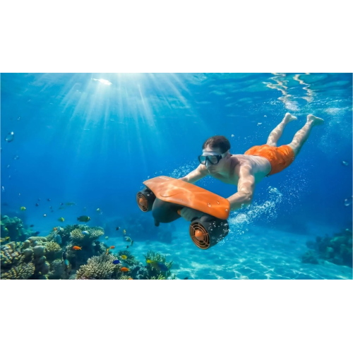 PLATUM ACQUASCOOTER REEF ONE (PLAS260001) - MOTORE 2x 300W - AUTONOMIA 35 MIN. - VEL. 1.8 M/S - MAX PROF. 50M - ATTACCO ACTION CAM