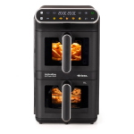 FRIGGITRICE AD ARIA ARIETE 4640 AIR FRYER VERTICAL DUO 11 LT - NERA